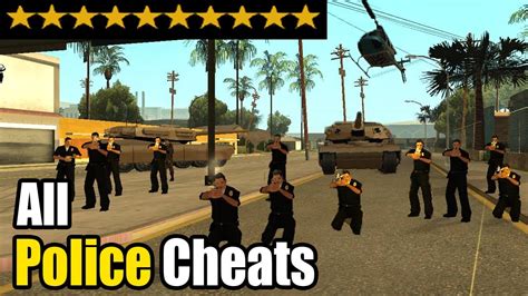 gta san andreas police cheat pc